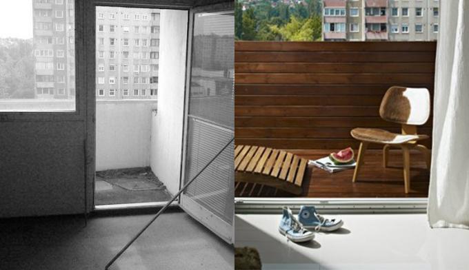 Zavraždených panelov v luxusnom byte: pred a po fotkách
