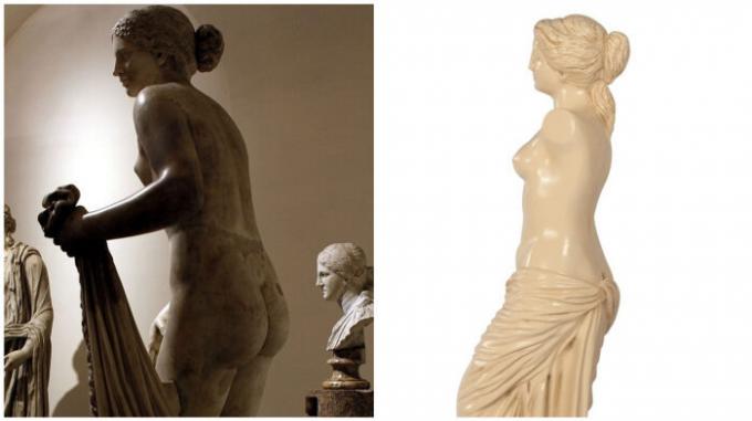 Aphrodite of Cnidus a Venuša de Milo: pop závisť.