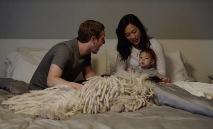 Mark Zuckerberg sa svojou ženou a dcérou