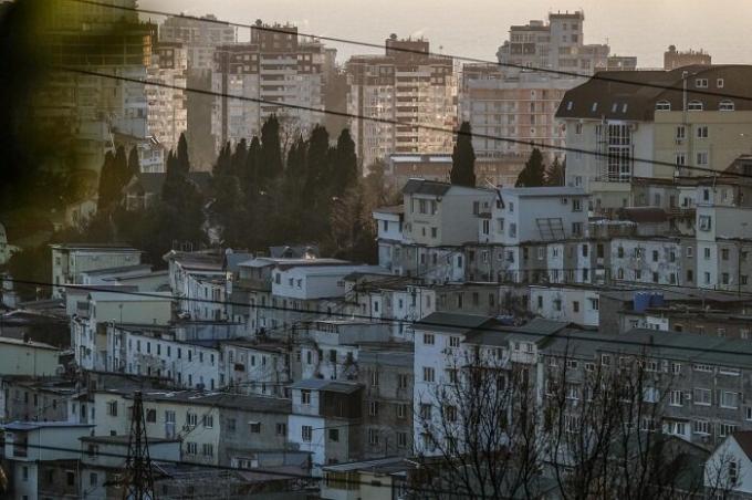 Celé mesto je zapletená sieť "ruských favelas."