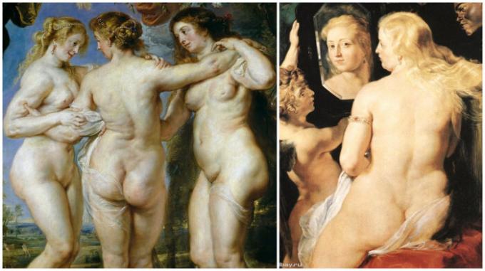 Rubens ženy kňazi - štandard modernej doby.