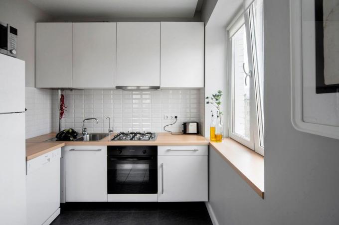 Ako vyrobiť malej kuchynky pohodlné: 10 dizaynhakov