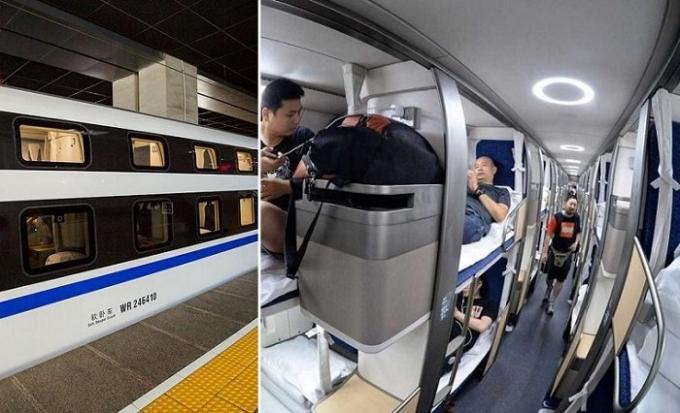 Čína začala diaľkové nočný vlak sekvencie.