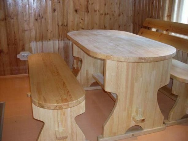 Nábytok pre kúpele z dreva