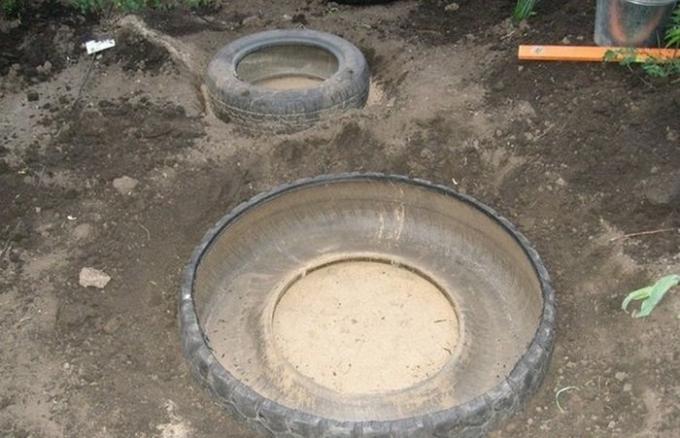 Staré pneumatiky, ktoré môžu byť použité v celej krajine.