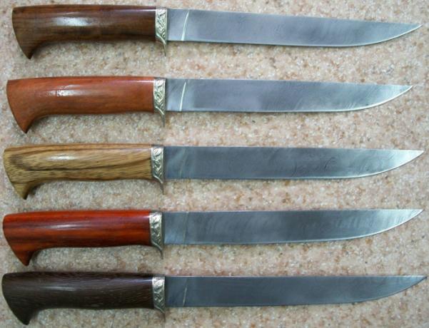 Nože sú vyrobené z rôznych ocelí. / Foto: specnazdv.ru.