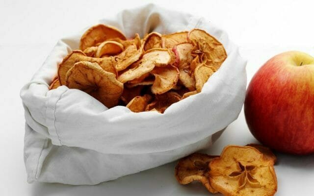 Sušené jablká - zdrojom vitamínov