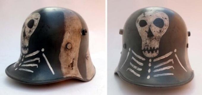 M17 helma, ktorá bola použitá vo fínskej armáde počas Winter vojny z rokov 1939-1940.