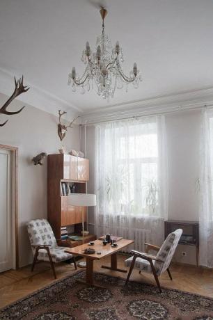 Sovietske bytoví architekti chované v byte.