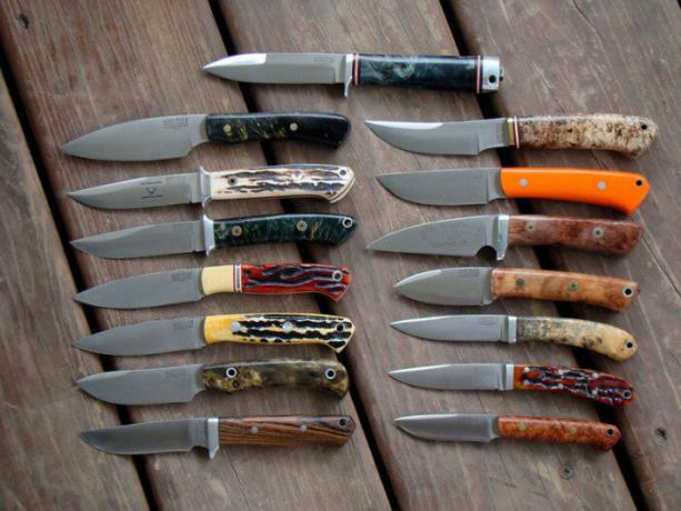 Rôzne nože pre rôzne úlohy.