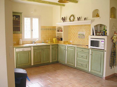 Kuchynský interiér v štýle Provence