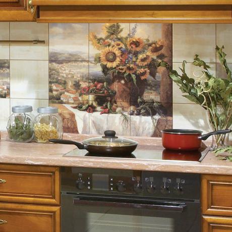 Panely do kuchyne z keramických dlaždíc (36 fotografií) na zástere: DIY video návod na inštaláciu, cena, foto