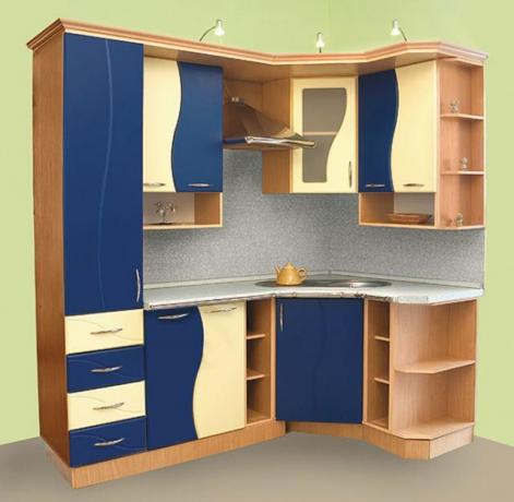 Nábytok pre malú kuchyňu 6 m² (36 fotografií) - moderné riešenia
