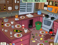 Stále z videohry pre deti „Vyčistite kuchyňu“