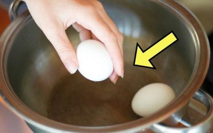 Variť vajce, ktoré je možné čistiť v zlomku sekundy.