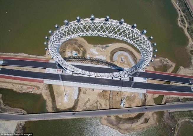 Číňania postavený ako prvý na svete ruské koleso bez osi