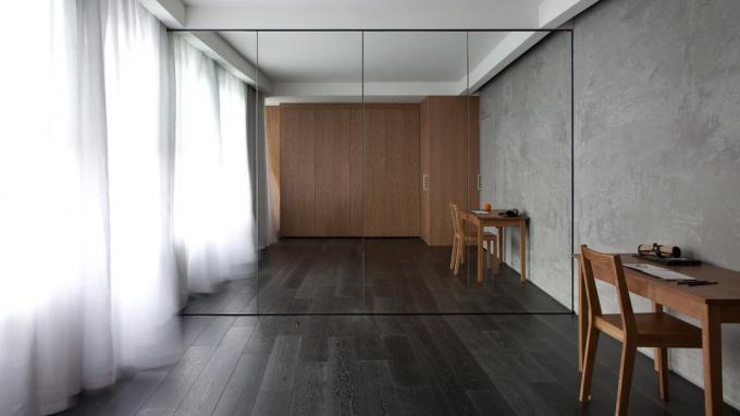 Ilúzia priestoru na 26 m²: kde a ako skryť všetok nábytok