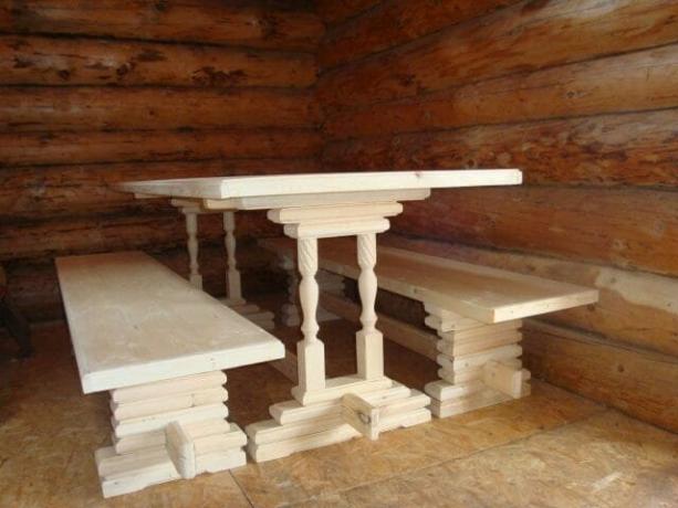 Nábytok pre kúpele z dreva