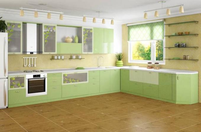 Svetlozelená kuchyňa v interiéri (42 fotografií): videonávod na dekoráciu interiéru vlastnými rukami, foto a cena