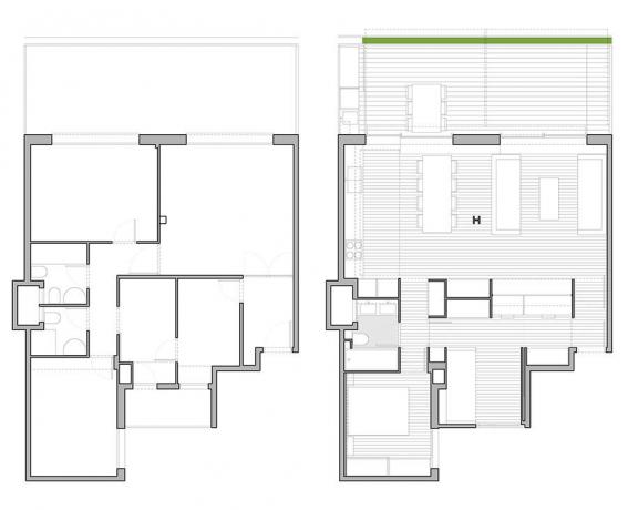 Treshka 65 m², z ktorých viac ako polovica - kuchyňa, obývacia izba