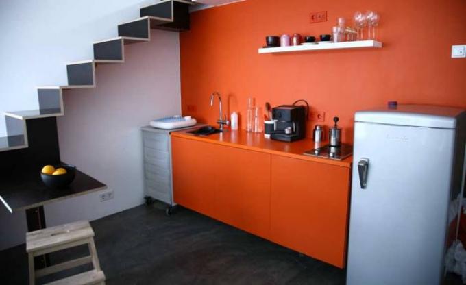 Oranžová kuchyňa (42 fotografií): videonávod