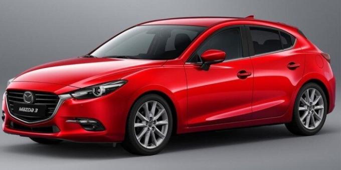 Subcompact Mazda 3 vynikajúcou voľbou pre mužov.